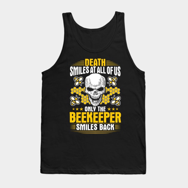 Beekeeper Beekeeping Apiarist Gift Evolution Tank Top by Krautshirts